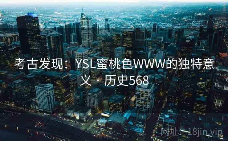 考古发现：YSL蜜桃色WWW的独特意义 · 历史568