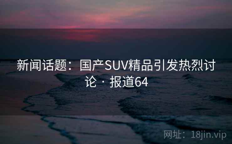 新闻话题：国产SUV精品引发热烈讨论 · 报道64